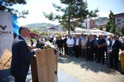 YOMRA KALKINMA VE DAYANIŞMA VAKFI HİZMET BİNASI'NIN TEMEL ATMA TÖRENİ